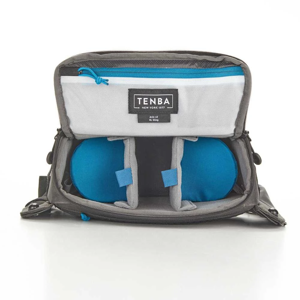 Kameros krepšys - Tenba Axis v2 4L Sling Bag (patvarus, vandeniui atsparus, MultiCam)