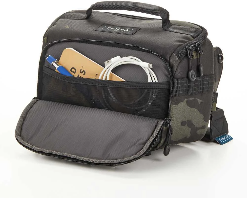 Kameros krepšys - Tenba Axis v2 4L Sling Bag (patvarus, vandeniui atsparus, MultiCam)