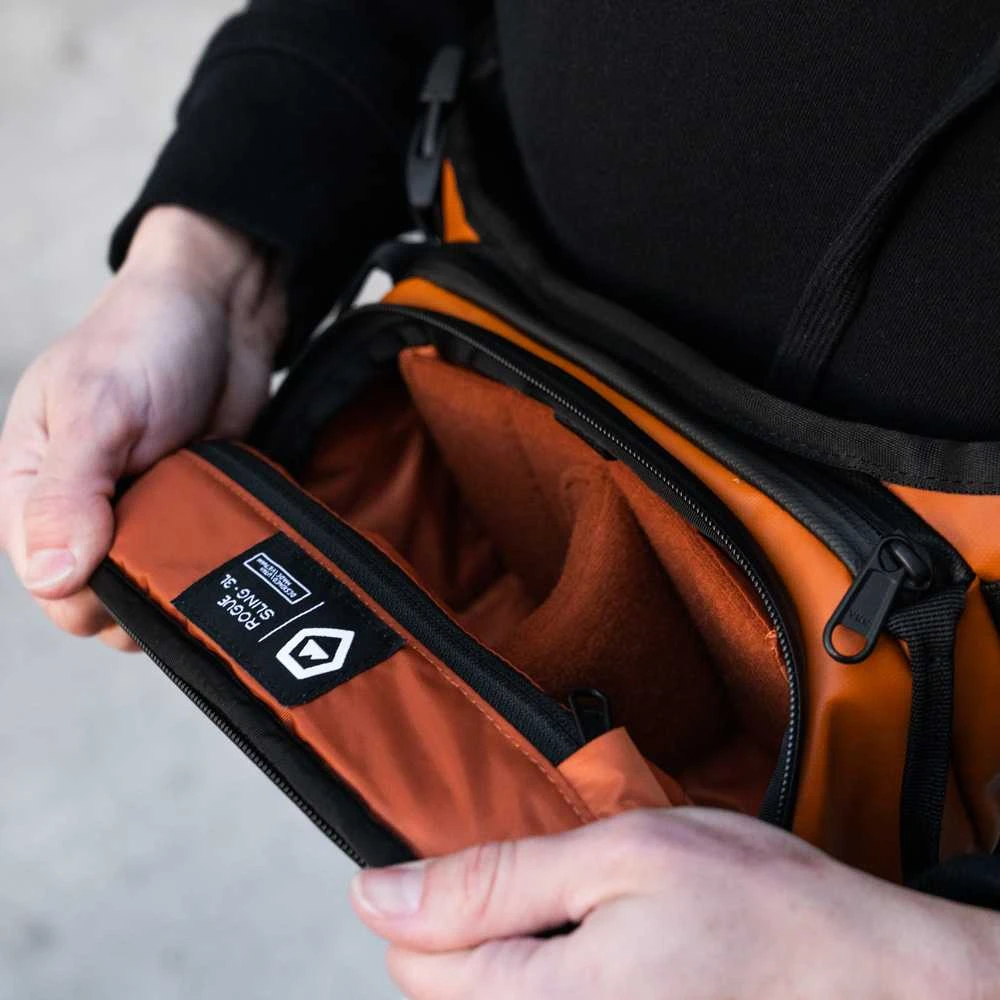 Fotokrepšys Wandrd Rogue Sling 3 l (Oranžinis)