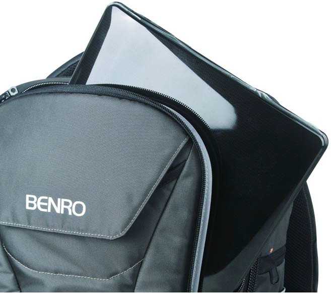 Kameros kuprinė - Benro Ranger 500N pritaikomi skyriai juoda
