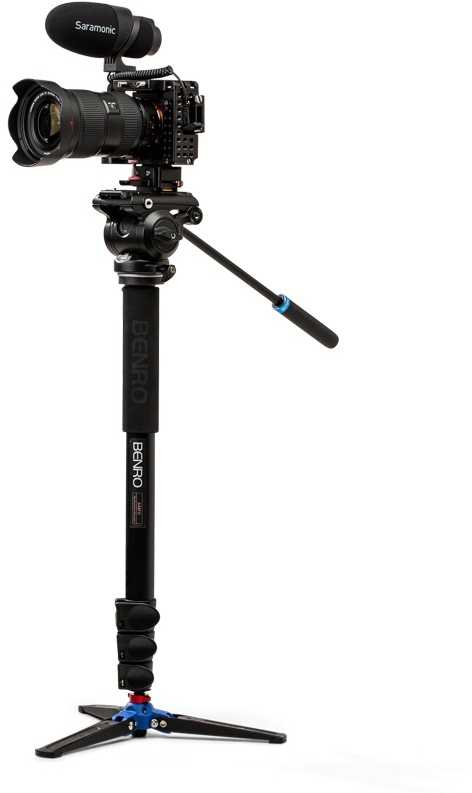 Kameros laikiklis - Benro Monopodas A48F su S6PRO skysčio galva