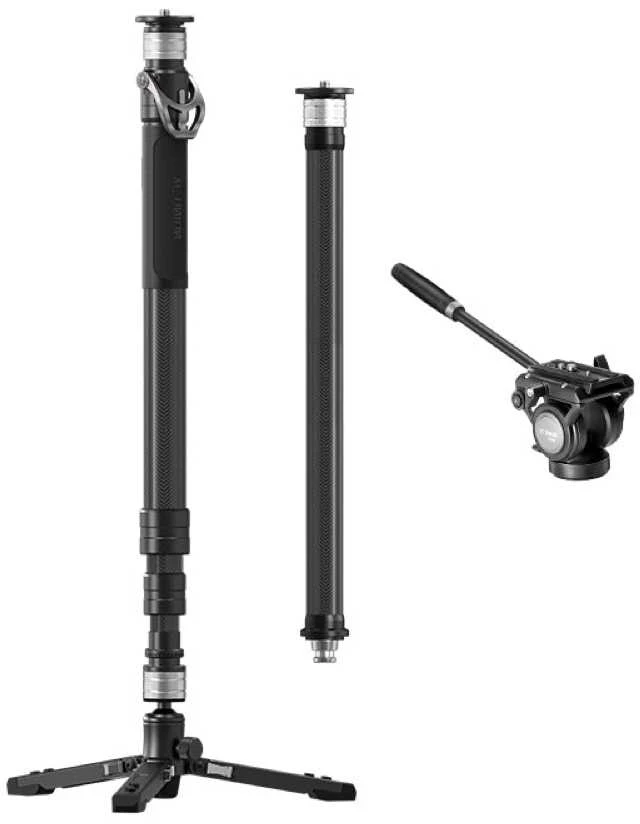 Kameros laikiklis - YC Onion PINETA Monopod 8kg 198cm Fluid Head Juodas