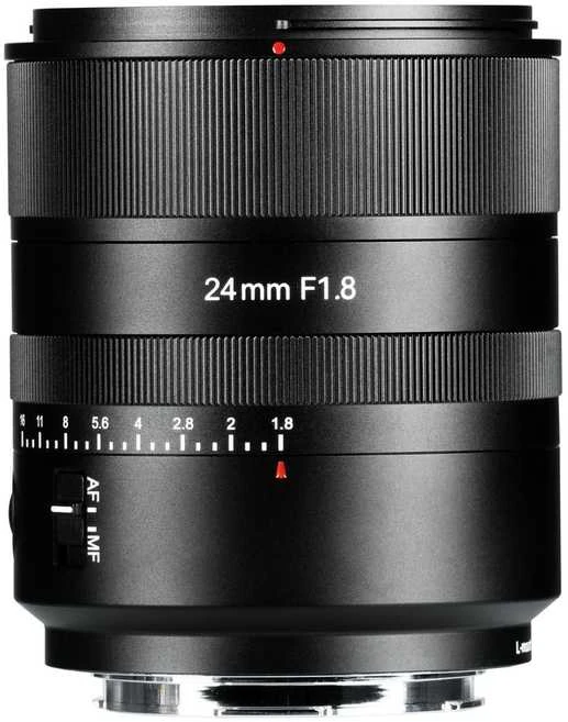 Kameros Objektyvas - 7Artisans AF 24mm F1.8 Autofocus Objektyvas Fujifilm X Kameroms Juodas