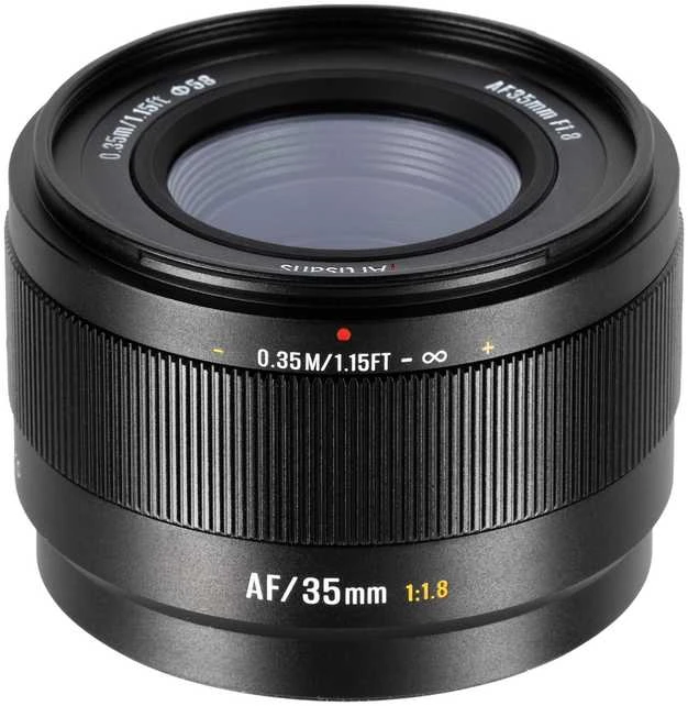 Nikkor Kameros Objektyvas - 7Artisans AF 35mm F1.8 Sony E APS-C Juodas