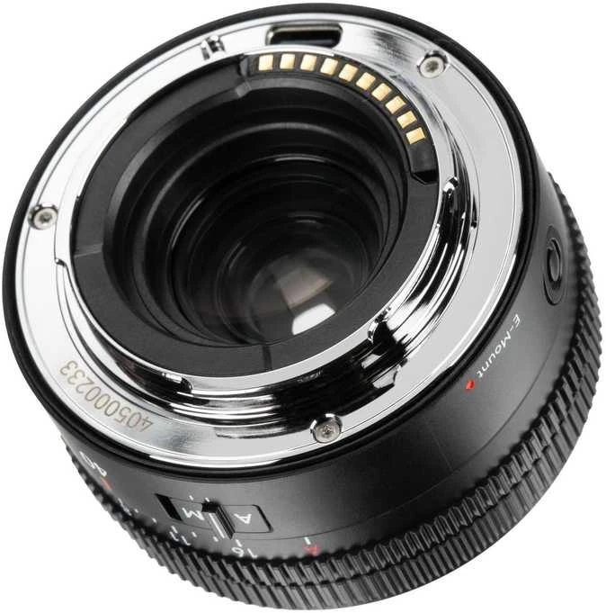 Kameros Objektyvas - 7Artisans AF 40mm F2.5 Sony E Mount Objektyvas, F2.5, Automatinis Fokusavimas, Juoda