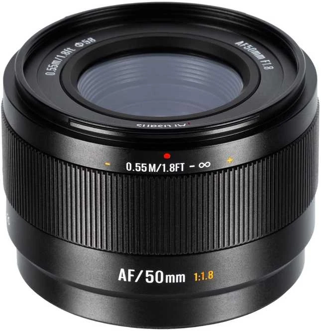 Nikkor Kameros Objektyvas - 7Artisans AF 50mm F1.8 Autofocus Objektyvas Fujifilm APS-C Juodas
