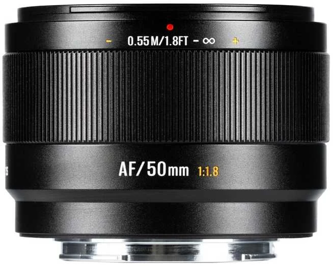 Nikkor Kameros Objektyvas - 7Artisans AF 50mm F1.8 Sony E APS-C Juodas