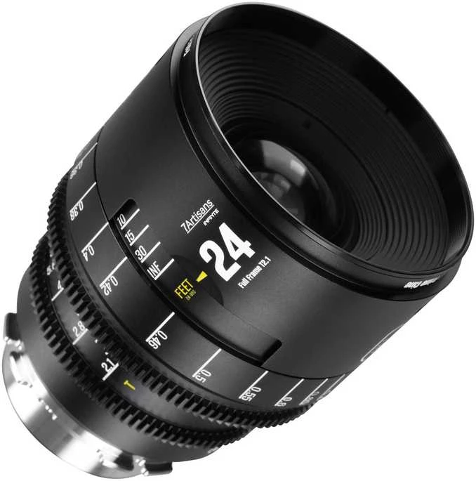 Nikkor Kameros Objektyvas - 7Artisans Infinite 24mm T2.1 PL Montavimo Rankinis Fokusavimo Objektyvas Juodas