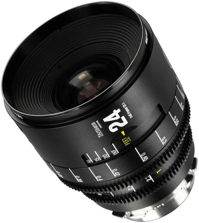 Nikkor Kameros Objektyvas - 7Artisans Infinite 24mm T2.1 PL Montavimo Rankinis Fokusavimo Objektyvas Juodas