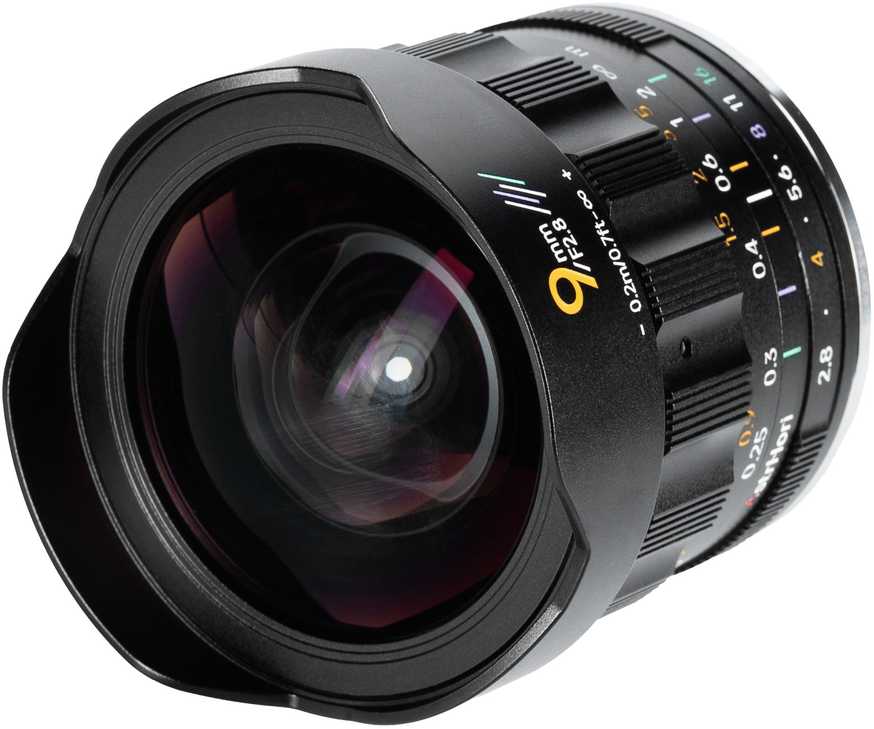 Kameros objektyvas - AstrHori MF 9 mm f/2.8 itin platus kampas objektyvas Sony E-mount