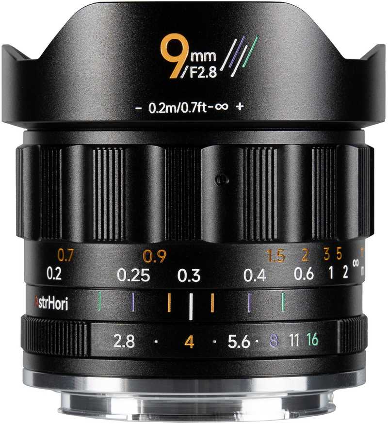 Kameros objektyvas - AstrHori MF 9 mm f/2.8 itin platus kampas objektyvas Sony E-mount