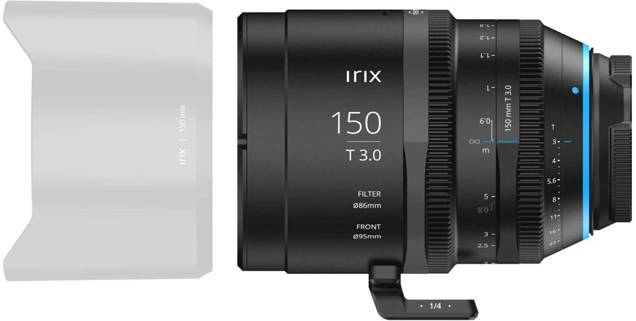 Kameros objektyvas - Irix Cine 150 mm T3.0 teleobjektyvas su PL jungtimi