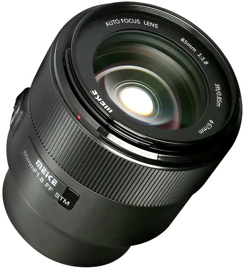 Kameros objektyvas - Meike 85mm f/1.8 AF STM L Mount portretinis objektyvas