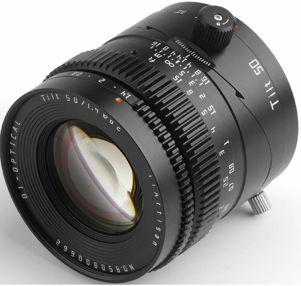 Kameros objektyvas - TTArtisan Tilt 50mm 1.4 L (TTArtisan, Tilt 50mm f/1.4, full-frame)