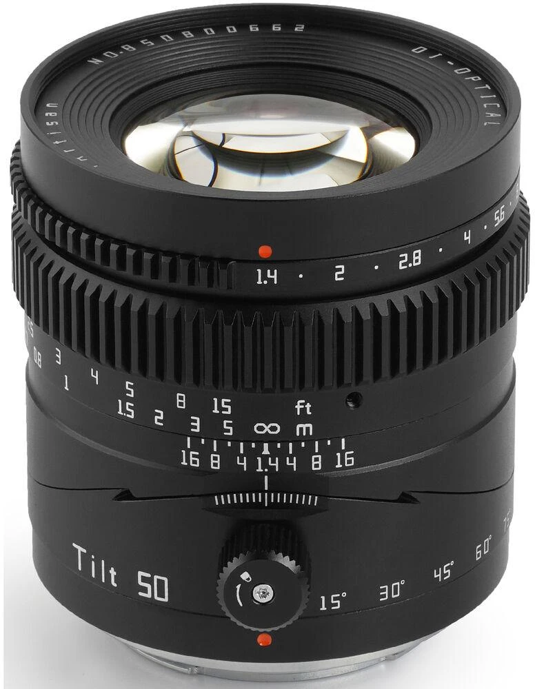 Kameros objektyvas - TTArtisan Tilt 50mm 1.4 L (TTArtisan, Tilt 50mm f/1.4, full-frame)