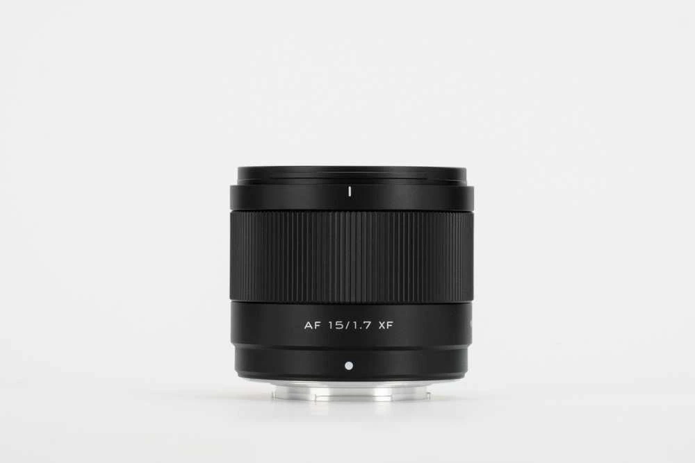 Kameros objektyvas - Viltrox AF 15mm F1.7 Air Fuji XF plataus kampo objektyvas juodas