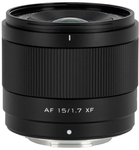 Kameros objektyvas - Viltrox AF 15mm F1.7 Air Fuji XF plataus kampo objektyvas juodas