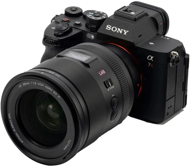 „Viltrox AF 35mm f1.2 LAB“ objektyvas – „Sony E / FE“