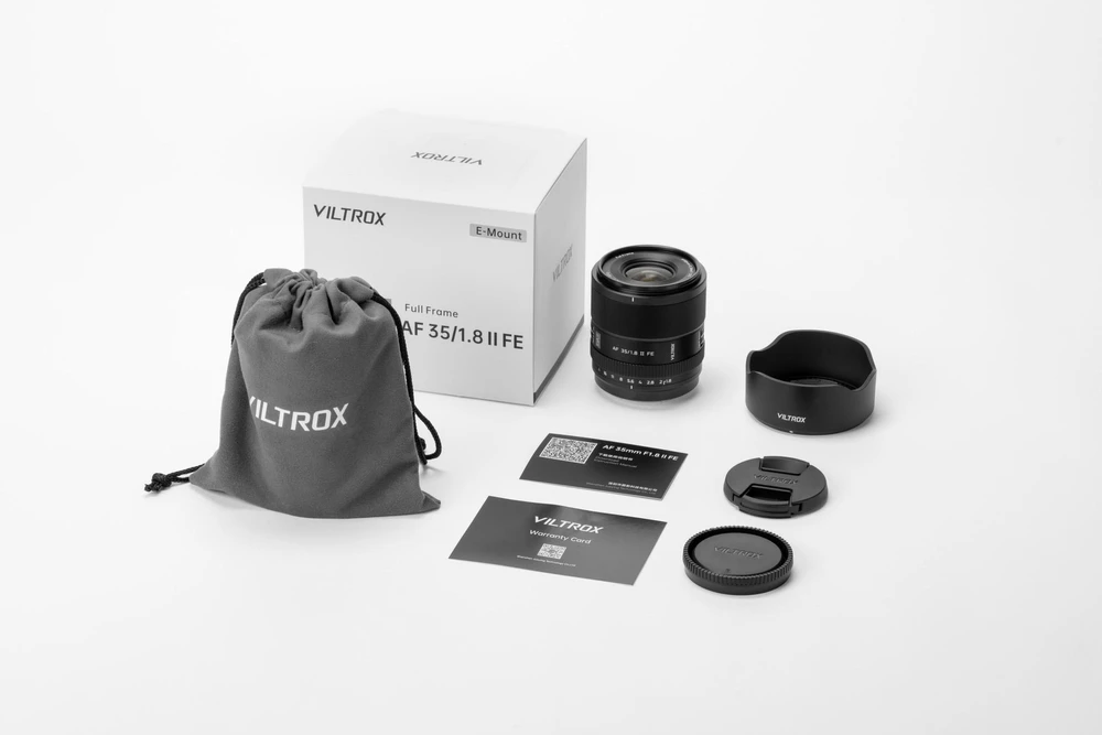 Kameros Objektyvas - Viltrox AF 35mm F1.8 II EVO Autofokus Objektyvas Sony E-Mount - Pilno Kadro/APS-C - Juodas