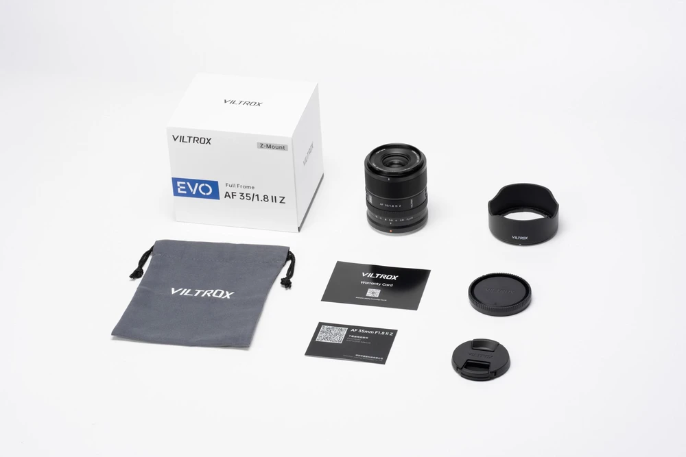 Kameros Objektyvas - Viltrox AF 35mm F1.8 II EVO Pilno Kadro Fiksuotas Objektyvas Nikon Z - Juodas