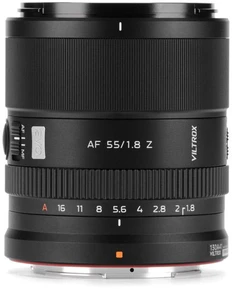 Kameros Objektyvas - Viltrox AF 55mm F1.8 EVO Nikon Z, Greitas Autofokusas, Metalinė Konstrukcija, Juoda