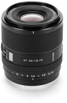 Kameros Objektyvas - Viltrox AF 55mm F1.8 EVO Pilno Kadro Fiksuoto Objektyvo Sony E-Mount Kameroms Juodas
