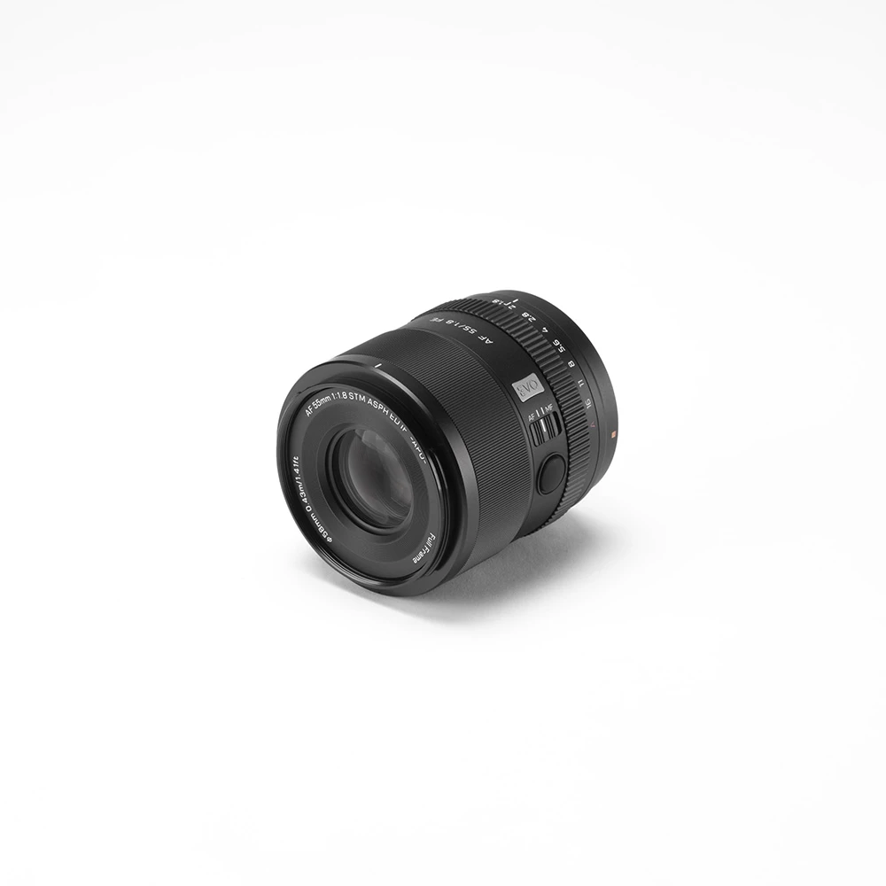 Kameros Objektyvas - Viltrox AF 55mm F1.8 EVO Pilno Kadro Fiksuoto Objektyvo Sony E-Mount Kameroms Juodas