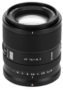 Nikkor Kameros Objektyvas - Viltrox AF 75mm F1.8 EVO, F1.8 Diafragma, STM Autofokus, Nikon Z