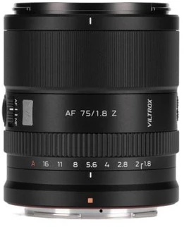 Nikkor Kameros Objektyvas - Viltrox AF 75mm F1.8 EVO, F1.8 Diafragma, STM Autofokus, Nikon Z