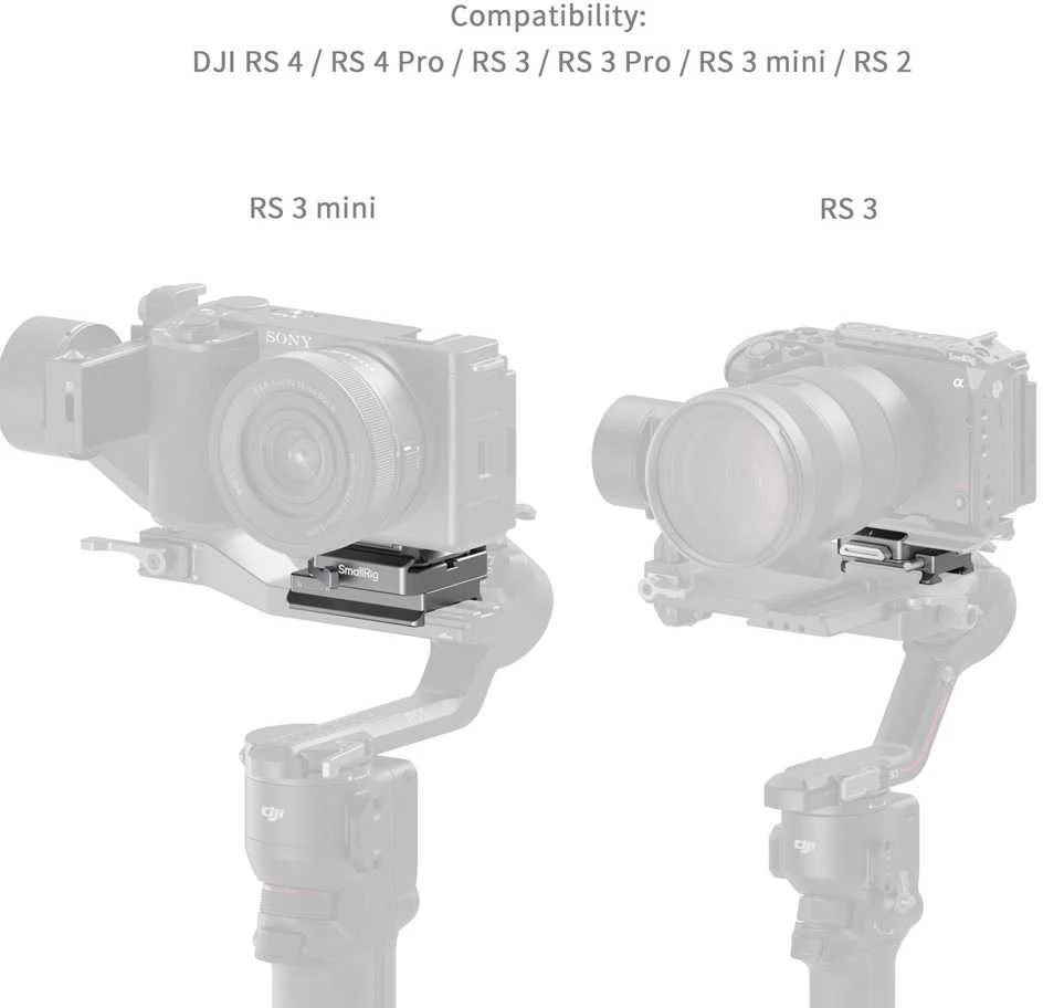 SmallRig 4639 HawkLock H38 Arca-Swiss Quick Release Plate for DJI Stabilizers