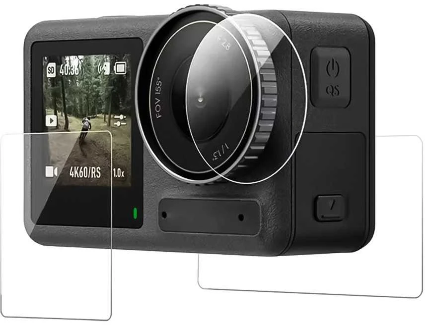 Kameros priedai - Telesin GP-FLM-901 LCD dangteliai (9H optinis stiklas, suderinamas su lietimais)