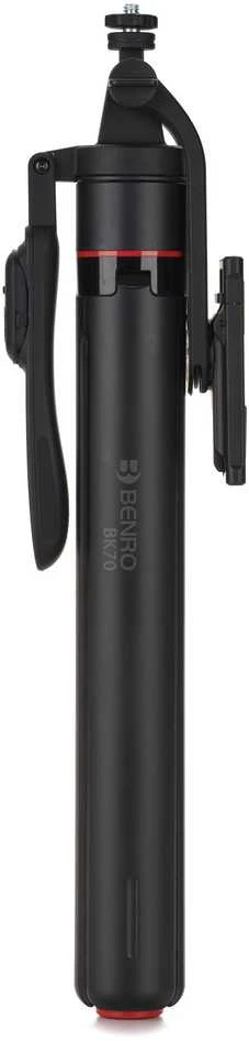 Kameros priedas - Benro Selfie Stick BK70 2-in-1 Tripod Bluetooth Juodas