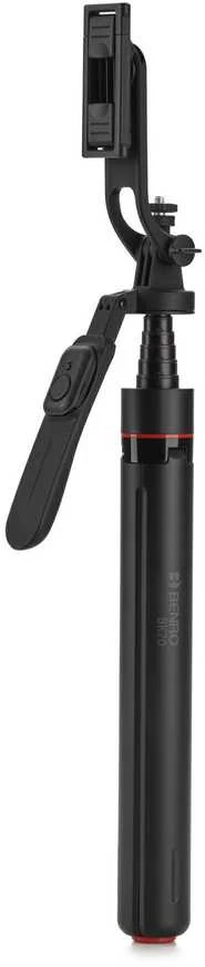 Kameros priedas - Benro Selfie Stick BK70 2-in-1 Tripod Bluetooth Juodas