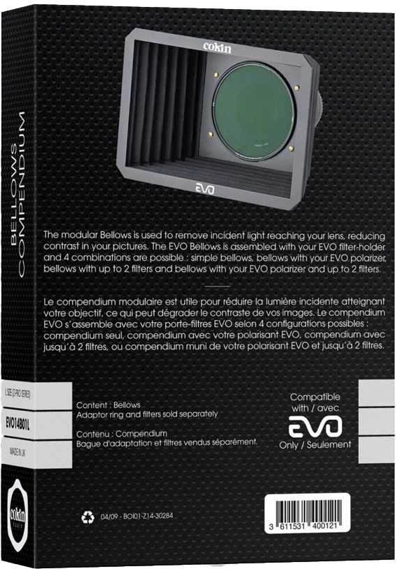 Kameros priedas - Cokin EVO Bellows Z Series Filter Holder 52-96mm