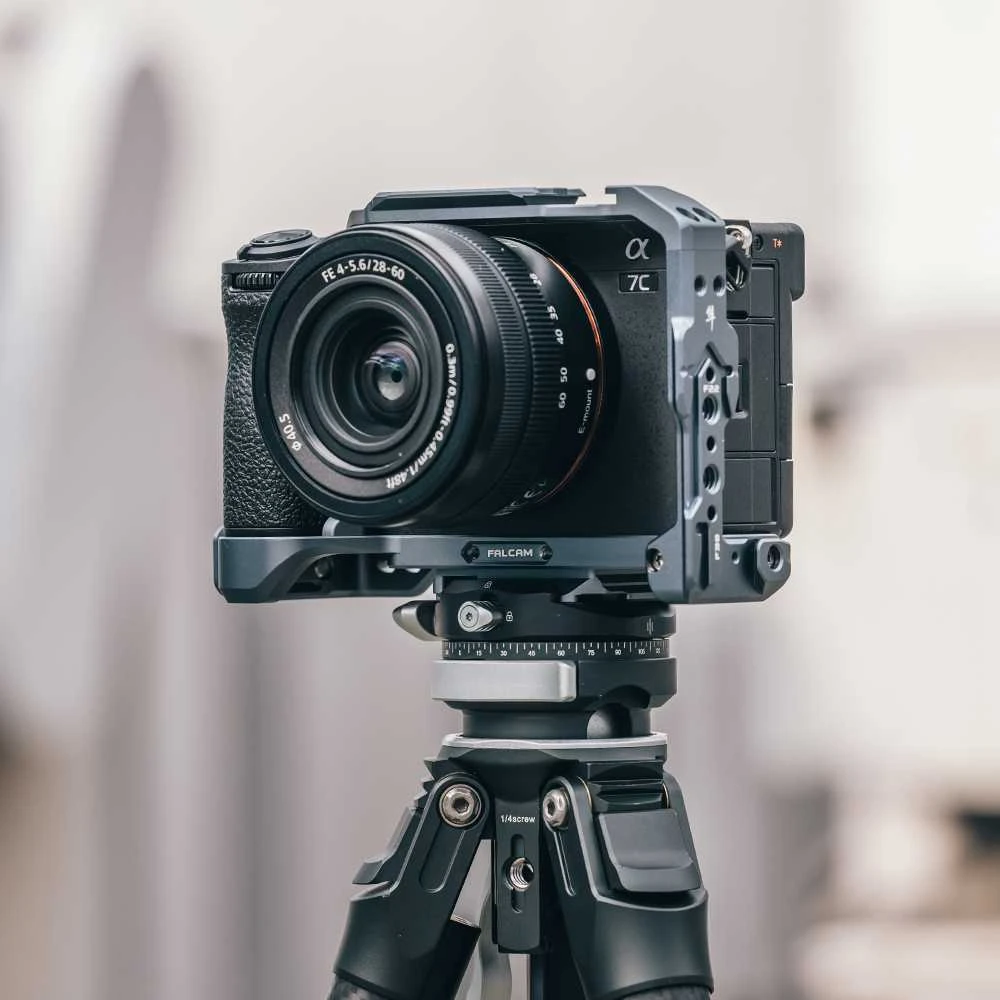 Kameros priedas - Falcam F22 & F38 & F50 Greito atlaisvinimo kamerų narvas (Sony A7CII, aliuminis, nuimama šoninė plokštė)