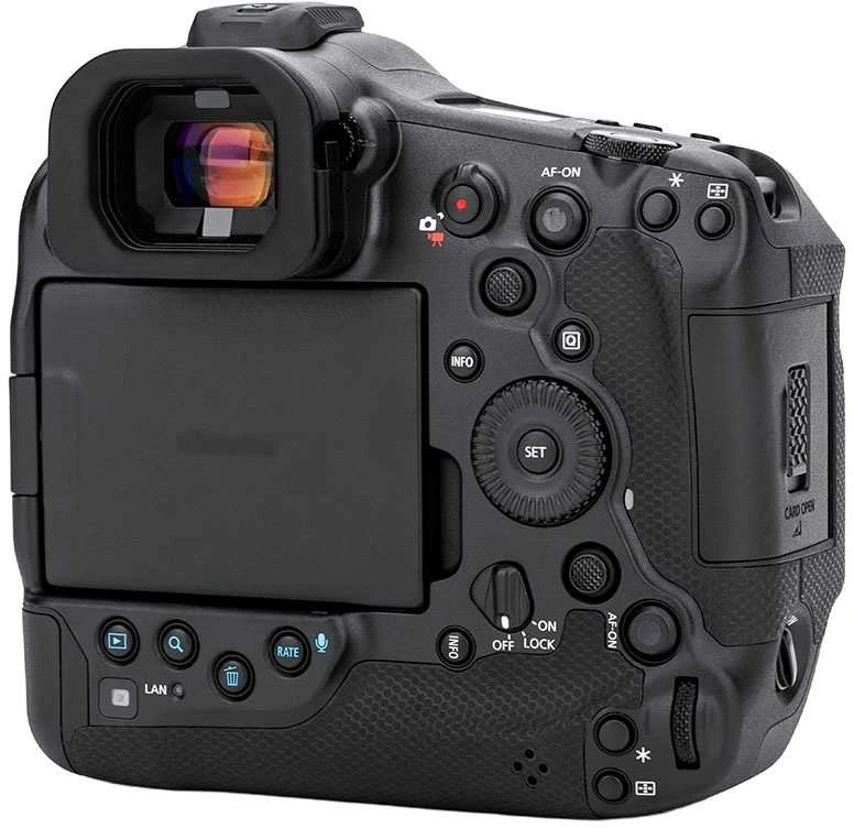 Kameros priedas - JJC EC R1 akių kaukė Canon EOS R1, minkšta silikoninė, juoda