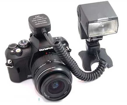 JJC Sinchroninis TTL Olympus Panasonic / FC-O3 sinchronizavimo kabelis