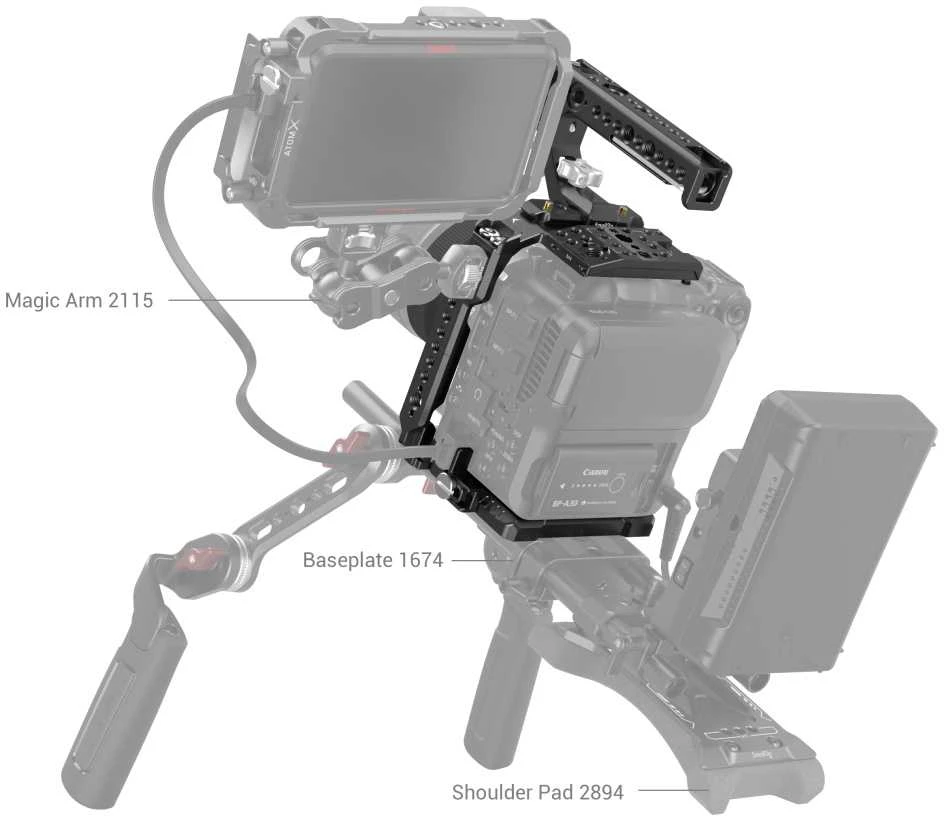 SMALLRIG 3899 HANDHELD KIT FOR CANON EOS C70