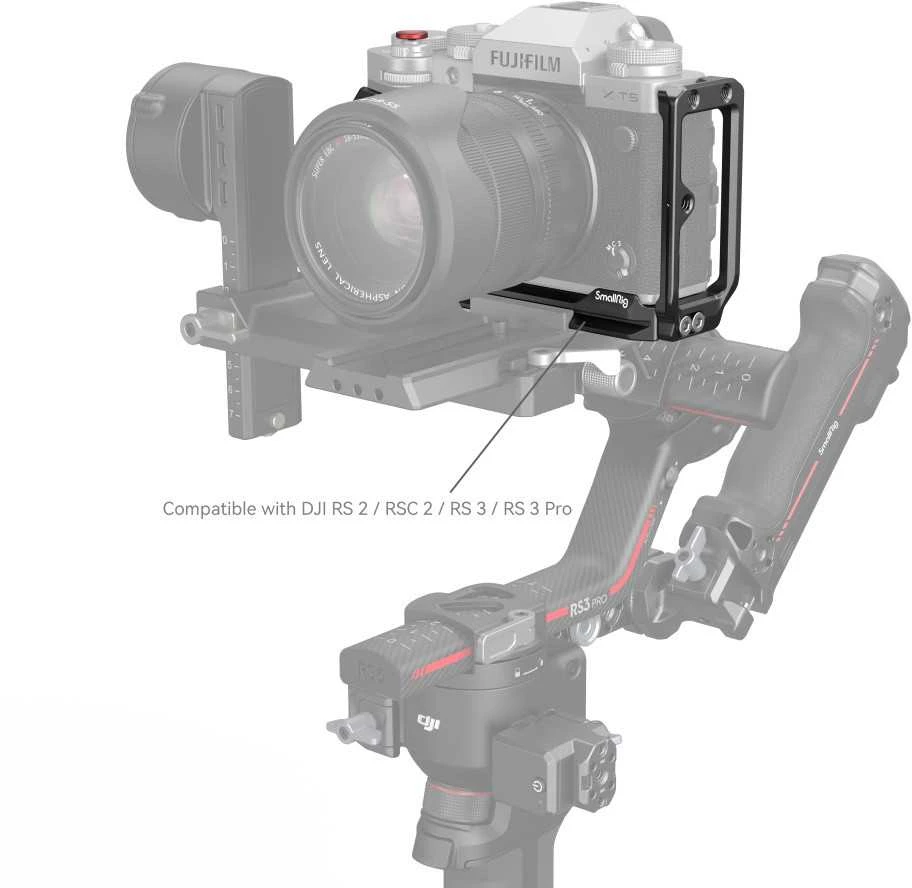 Kameros priedas - SmallRig 4137 L laikiklis FUJIFILM X T5, Arca Swiss, ergonomiška rankena