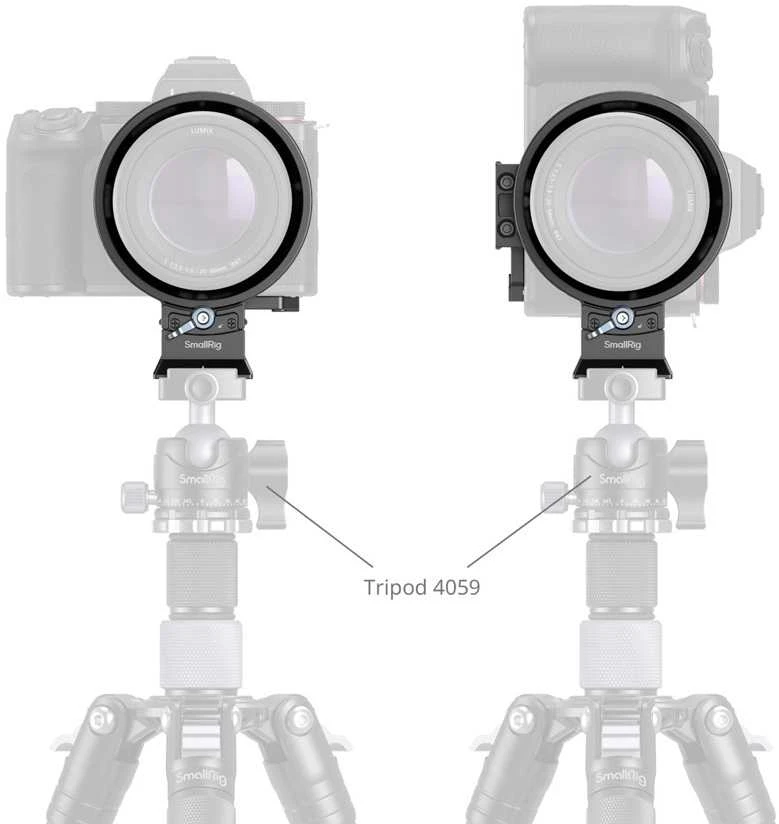 SmallRig 4702 Rotatable Horizontal-to-Vertical Mount Plate Kit for LUMIX S5 II / S5 IIX / G9 II