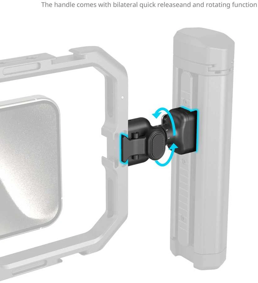 „SmallRig 4842“ pasukama dvipusė greito atleidimo šoninė rankena