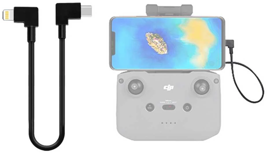 Kameros Priedas - Sunnylife USB-C į Lightning Laidas 30cm DJI Osmo