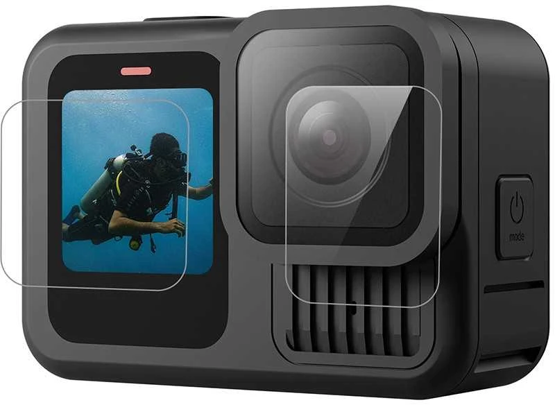 „Telesin 3-in-1“ grūdintas stiklas GoPro Hero 13 Juodas (S6-FLM-07-TGP)