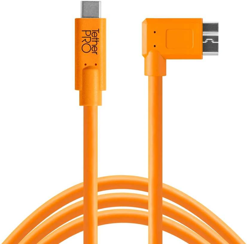Kameros priedas - Tether Tools Pro USB-C 3.0 Micro B kabelis 4.6m
