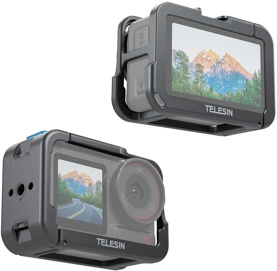 Telesin metal case for DJI Osmo Action 5 (mėlynas)