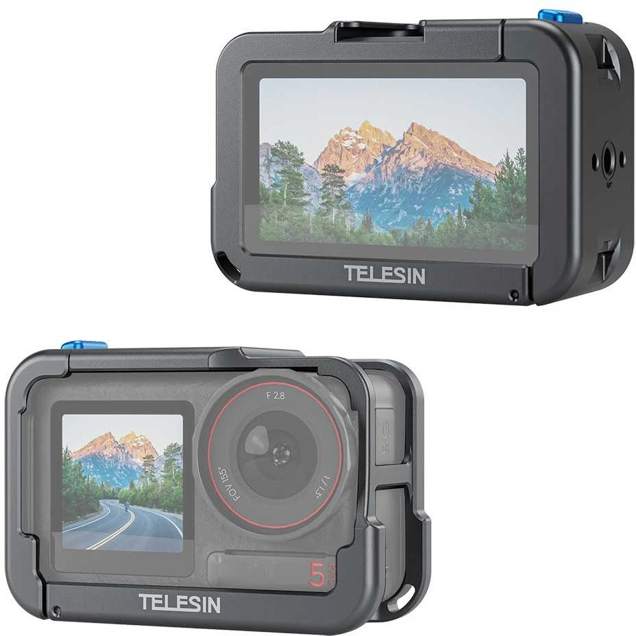 Telesin metal case for DJI Osmo Action 5 (mėlynas)