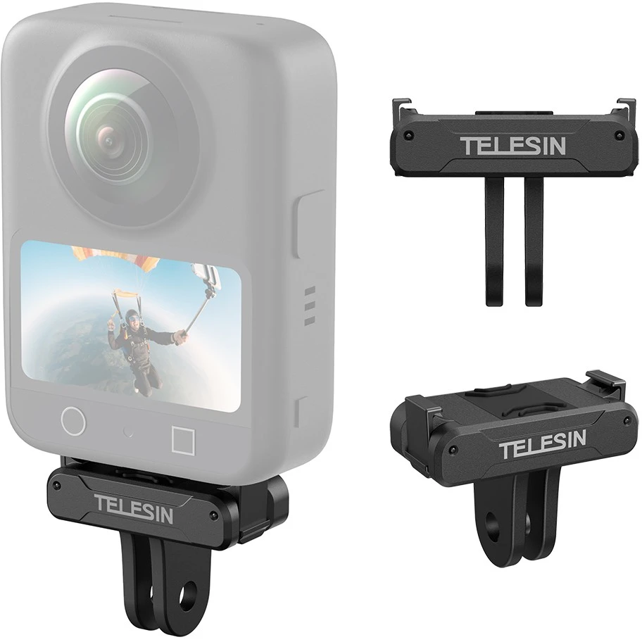 „Telesin DJI Osmo 360“ magnetinis dvigubas laikiklis