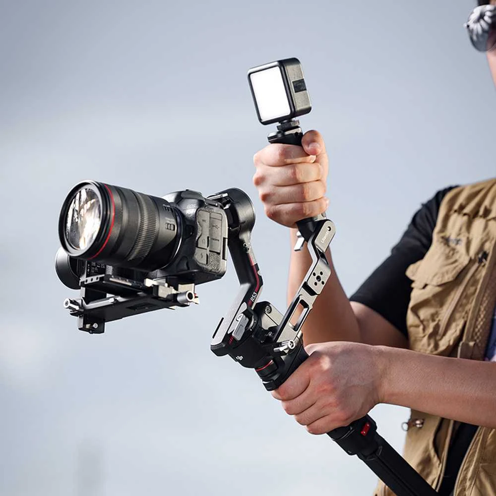 Kameros priedas - Ulanzi Gimbal rankena DJI RS3, 360° sukimosi, silikono rankena