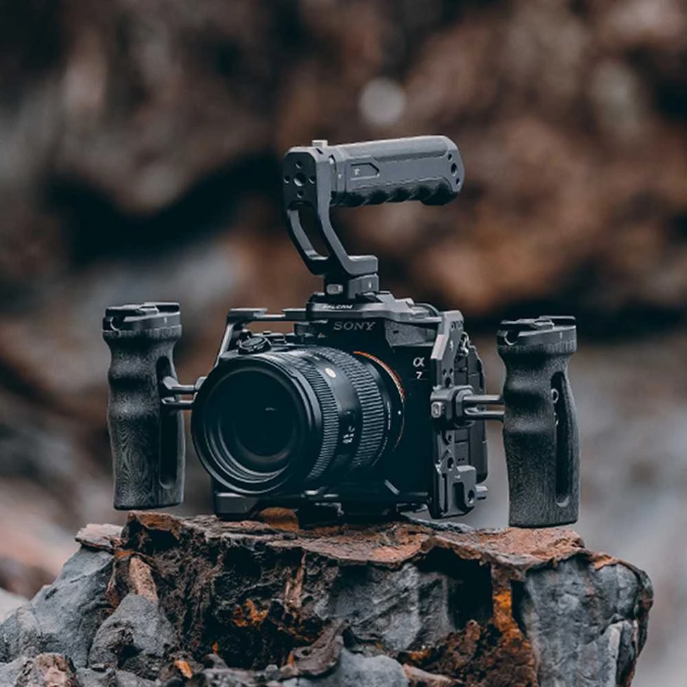 Kameros rėmas - Falcam F22 F38 F50 Quick Release Camera Cage V2 (Sony A7M4, Aliuminio)