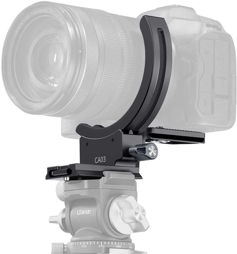 Kiwifotos Kameros Stovo Laikiklis - ULANZI CA03 Objektyvo Apvalkalas 95mm Aliuminis Arca Swiss 5kg